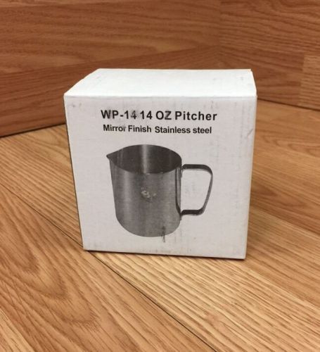 Winco WP-14 14 OZ Pitcher Mirror Finish Stainless Steel **NEW - IN BOX**