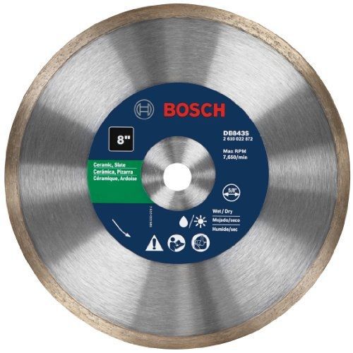 Bosch db843s 8-inch continuous rim diamond blade for sale