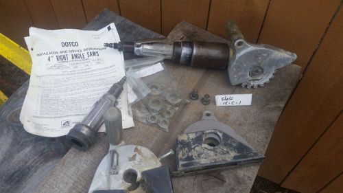 Dotco 4&#034; Right Angle Saw 18000 RPM w/ Additional Parts