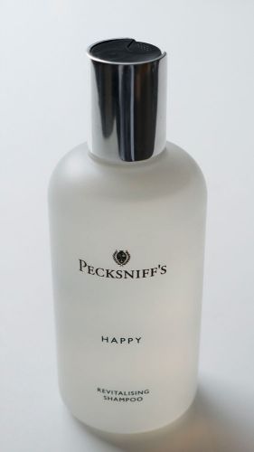 Pecksniff&#039;s HAPPY full-size shampoo -- BRAND NEW -- direct from manufacturer
