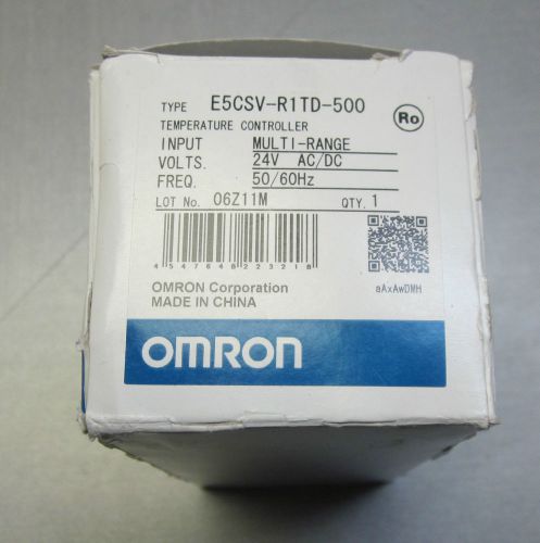Omron E5CSV-R1TD-500 digital temperature controller 24V AC/DC