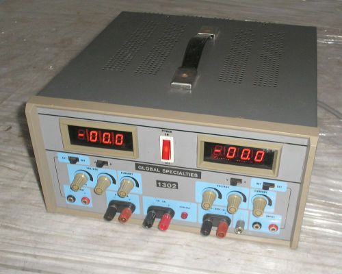 Global Specialties 1302 Digital Triple Output DC Power Supply