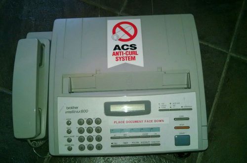USED BROTHER IntelliFax 600 Phone Fax Machine
