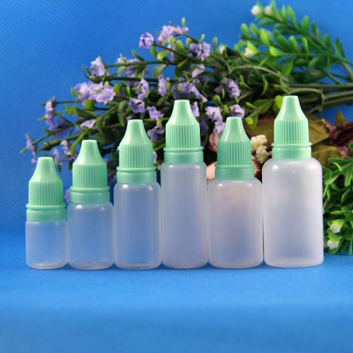 100 pcs 2-120ml ldpe plastic dropper bottles tamper evident proof e vapor juicy for sale