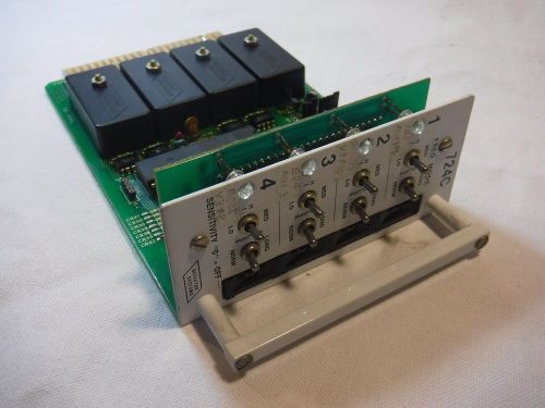 Detector systems 724c 4-channel inductive loop traffic detect controller card for sale