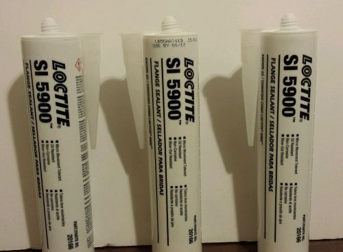 Loctite 5900 flange sealant heavy body rtv silicone (300ml cartridge) lot of (3) for sale