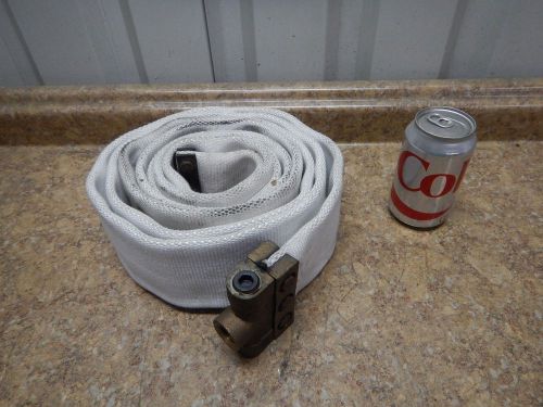 3.5&#034; wide x 12&#039; hose assembly ex2919/9 tested 500 psig 206 84 rubber lined fire for sale