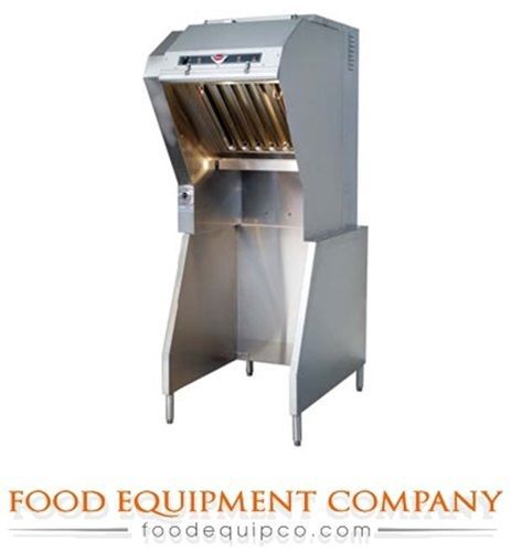 Wells WVU-26 Universal Ventless Hood 24&#034; cooking zone 3-stage filtration