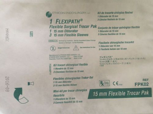 Flexible Surgical Trocar Paks 15mm Ref FPK02 Exp 2016-08