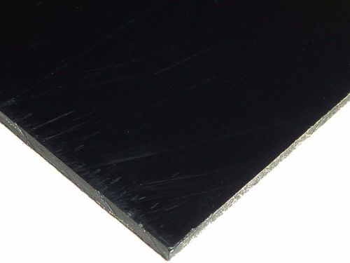 1/8&#034; black polypropylene plastic sheet proteus homopolymer .125&#034; x 24&#034; x 48&#034; for sale