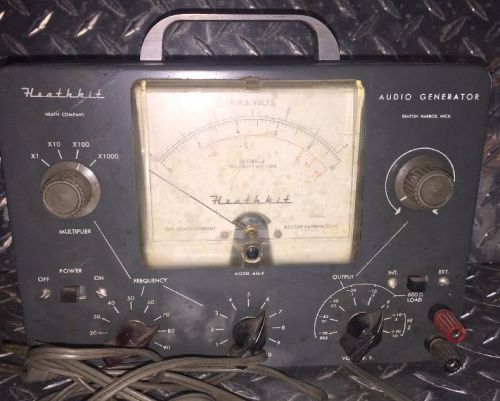Heathkit AG-9 Audio Generator- Vintage Tube WWSHIP!