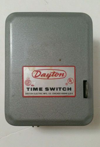 Dayton Time Switch Model 2E351 - 24Hr Time - Double Pole, Single Throw