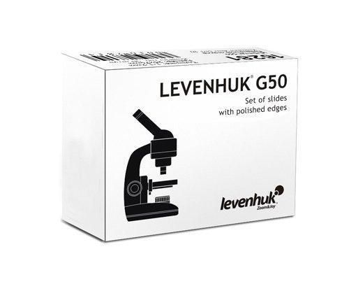 Levenhuk G50 Blank Slides 50 pcs dimensions: 2.9x0.9 in thickness: 0.03x0.04 in