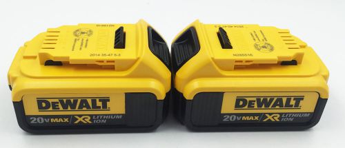 2 x pack DeWalt DCB204 20V 4.0 Ah  Li-Ion electric tool rechargeable battery