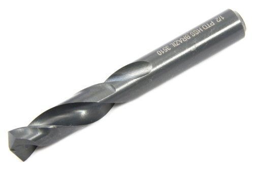 Forney 20474 drill bit hss 135-degree split point screw machine length stubby, for sale