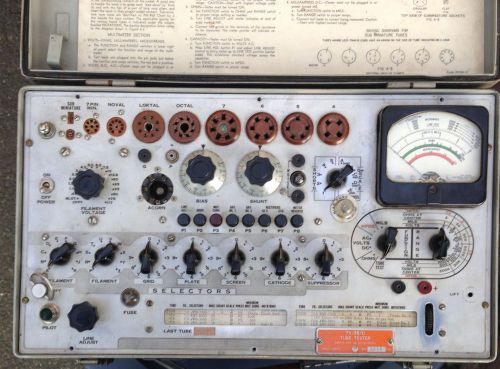 Hickok military navy tube tester tv-3b/u for restoration for sale