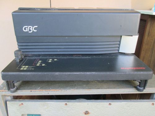 GBC Magna Punch electric hole punching machine in good condition with one die.