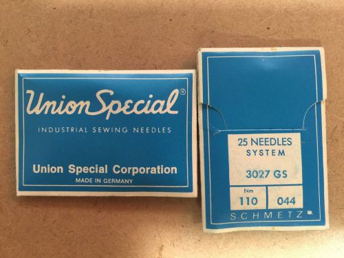 Union Special 3027 GS, 110/044, Sewing Machine Needles (Pack of 25 Needles)