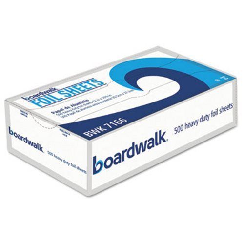 Boardwalk Pop-Up Aluminum Foil Wrap Sheets, 12 x 10 3/4, 500/Carton (BWK7166)
