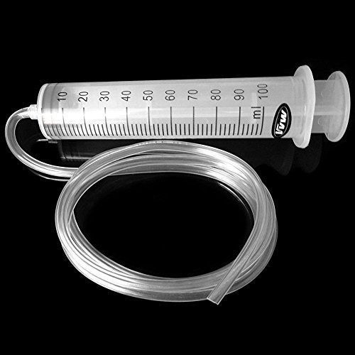 Vvw large plastic 100ml syringe +120cm (47in) handy plastic tubing for sale