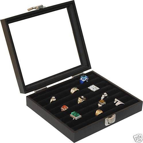 RING BOX RING CASE JEWELRY storage display ORGANIZER