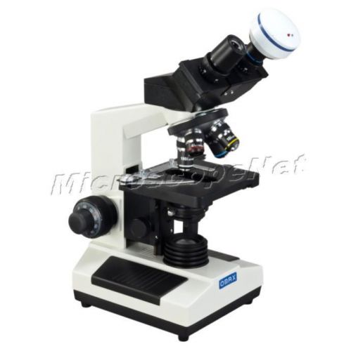 40X-1000X Binocular Compound Lab Reseach Microscope with 3MP Digital Camera