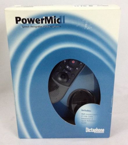 PowerMidl PowerMic II Kit Dictaphone Speech Recognition Microphone POWM2N-001