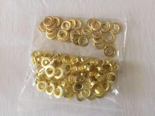 #2 (3/8&#034;) solid brass self piercing grommet 100 pair