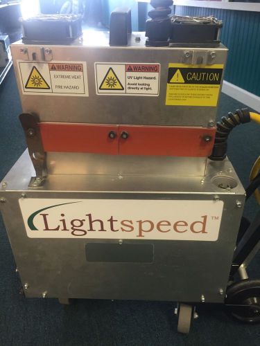 Walk behind uv floor curing machine light speed with hand held uv no reserve!!!! for sale