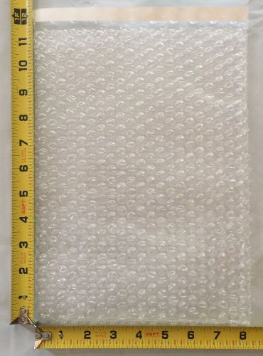 50 8x11.5 Clear Protective Self-Sealing Bubble Out Pouches / Bubble Bags