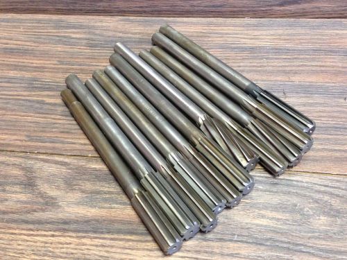 LOT OF ASSORTED HSS REAMERS .6562 - 13/16&#034;