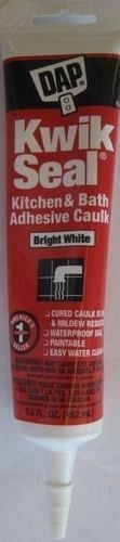 (1272.) Kwik Seal Kitchen Bath Adhesive Caulk White