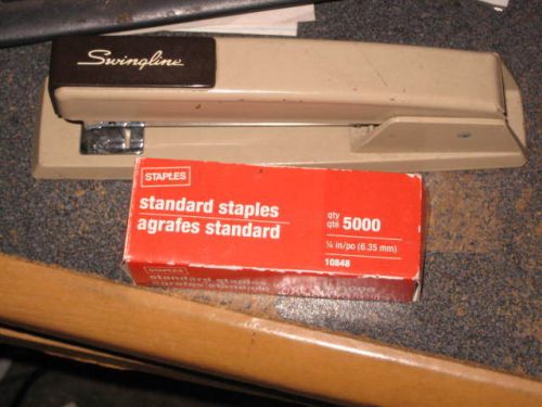 Swingline Stapler Vintage 94-41 MADE IN THE USA Brown