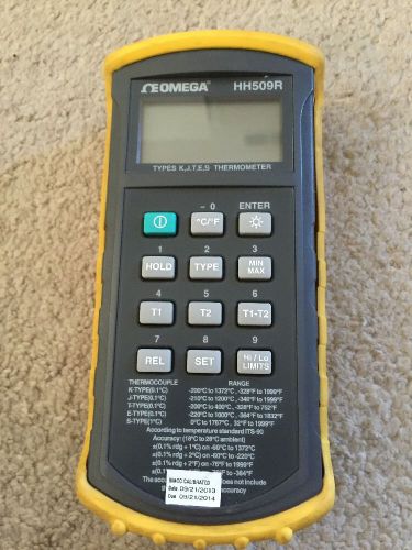 omega digital thermometer HH509R - Used Condition