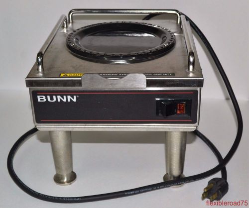 Bunn 12203.0014 RWS1 Coffee Pot Warmer - Satin Nickel Legs
