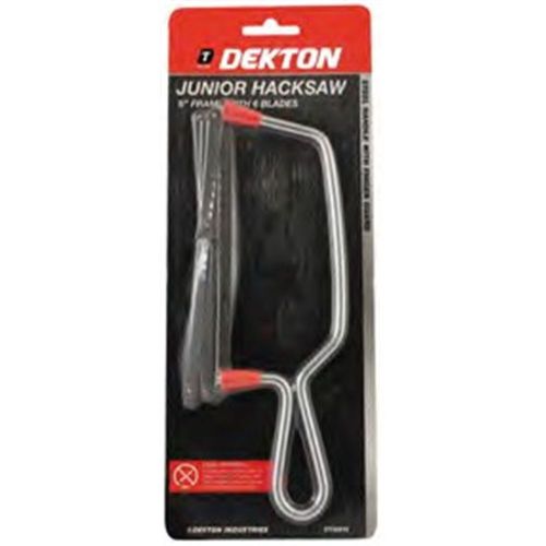 6&#034; Dekton Junior Jacksaw Frame With 6 Blades - Jr. Hacksaw &#034; Saw Sawing