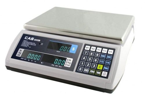 CAS S2000JR-VFD Price Computing Scales S2000JR-30, 30lb x .01 lb