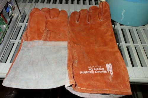 Welders Industrial Supply Co. Large Cowhide MIG/TIG Welders Long Work Gloves