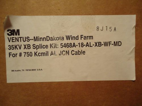 NEW 3-M 3M COLD SHRINK QS-III SPLICING KIT #5468A-XB FOR 750 KCMIL AL JCN CABLE