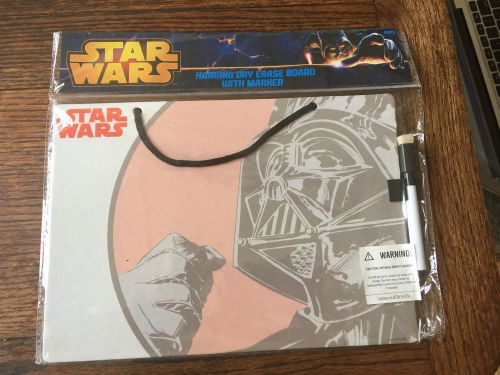 new Star Wars Darth Vader dry erase board with hanger post note chores school