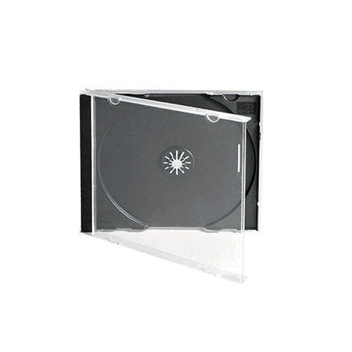 Lot of 5 Slim CD Cases Clear Front 10.4mm Standard