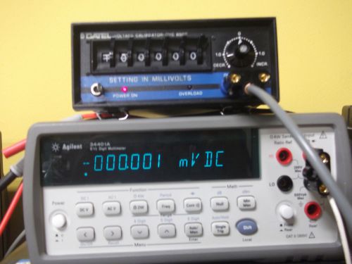 DATEL DVC-8500A HIGH-PRECISION VOLTAGE SOURCE #3 W/MANUAL FREE SHIPPING
