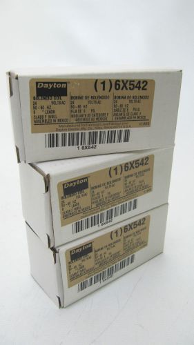(NEW) Dayton 6&#034; Leads Class F Insul Solenoid Coil 6X542