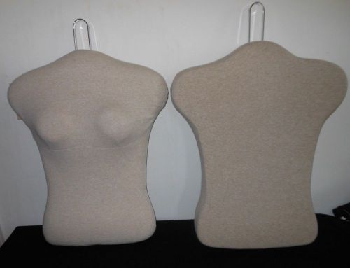 Foam Form Mannequin Set Female Male Adult Size