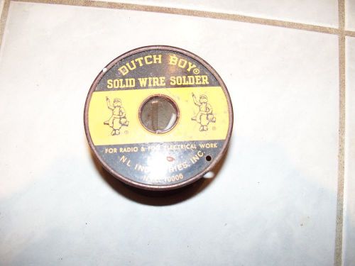 Vintage dutch boy wire solder 50/50 for radio &amp; fine electrical work for sale