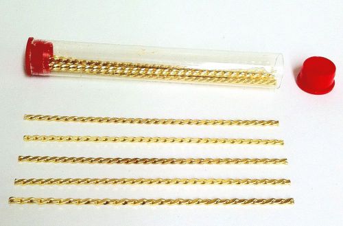 100 pcs. - - 3 1/2&#034;  Golden Twist Plate Strengthener Wire -- FREE SHIPPING