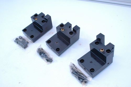 Lot of 3 New CNC Tool Blocks [PZM]
