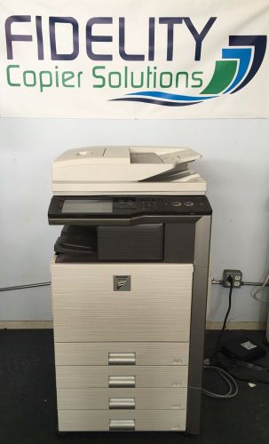 Sharp MX-5001N Color Copier network Print Scan Includes Inner Finisher