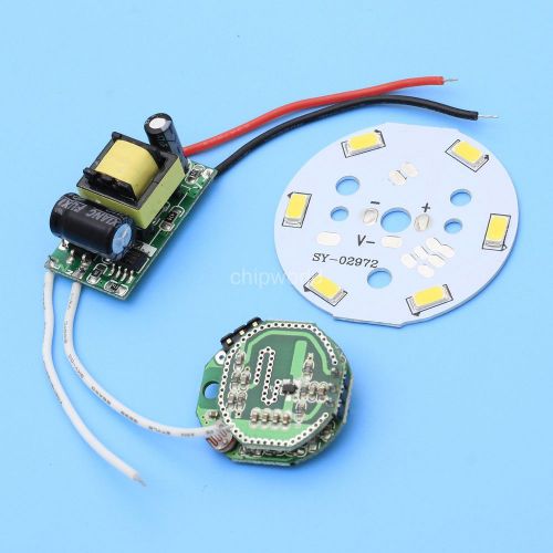 Microwave radar sensor 3w led light control switch board with power supply for sale