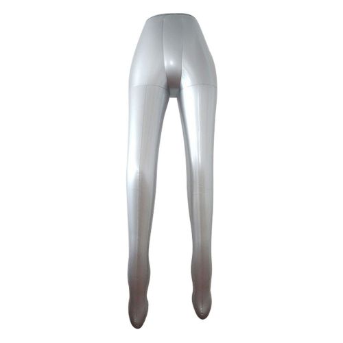 PVC Silver Mannequin Body Legs Fashion Clothing Display Leggings Pants Fixtures